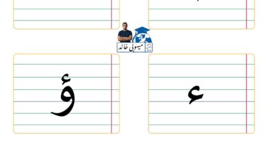 دفتر الكتابة للأستاذ ميهوبي خالد PDF – تمارين الحروف العربية والقراءة والكتابة
