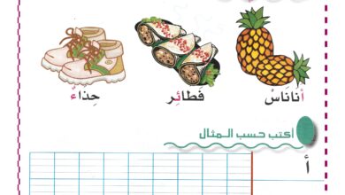 كتاب الحروف الجزء الأول PDF للأطفال: تعلّم من الألف إلى الخاء بالصور والأنشطة