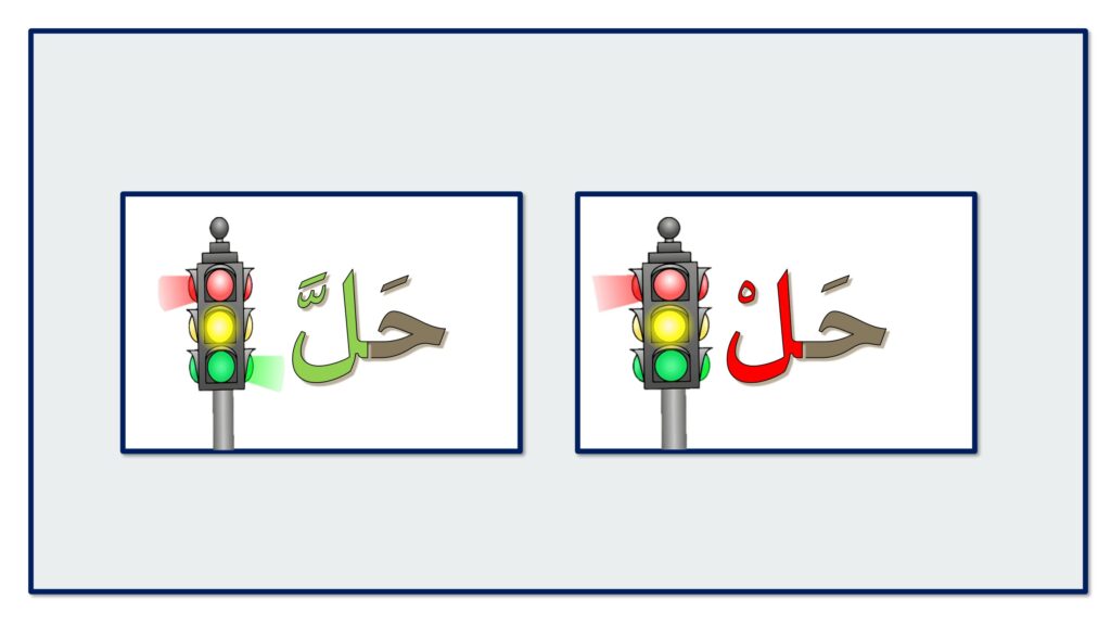 السكون والشدة PDF للأطفال – 49 صفحة بطريقة إشارة المرور